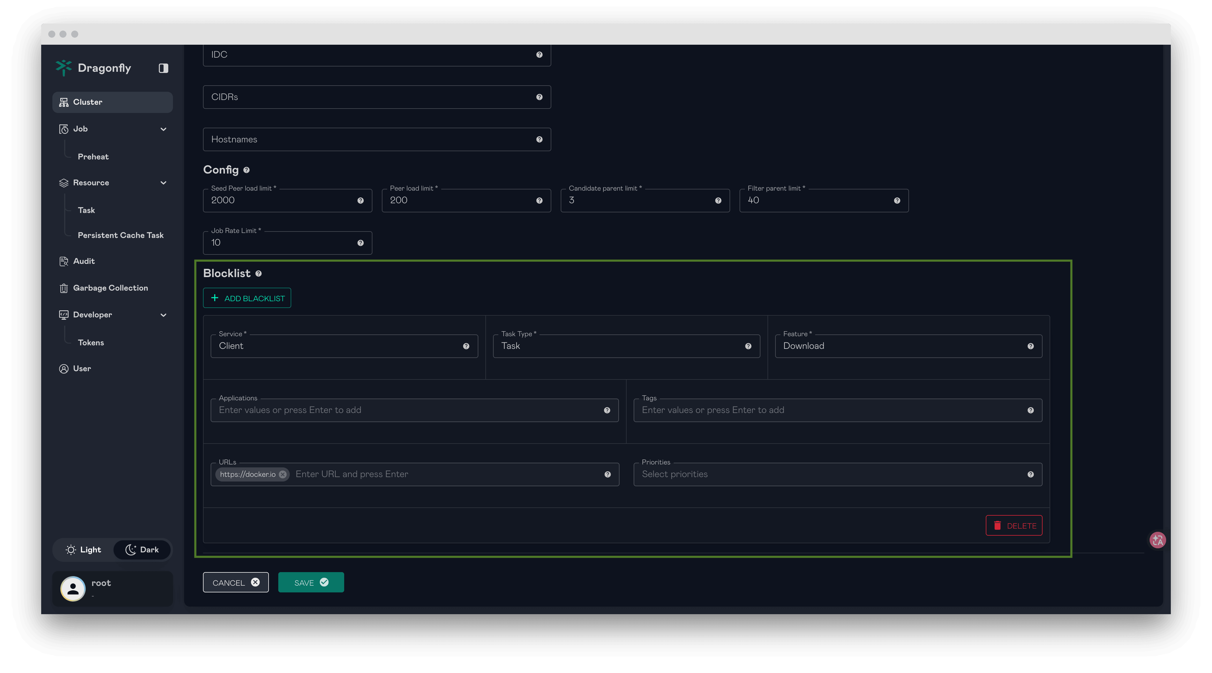 blocklist