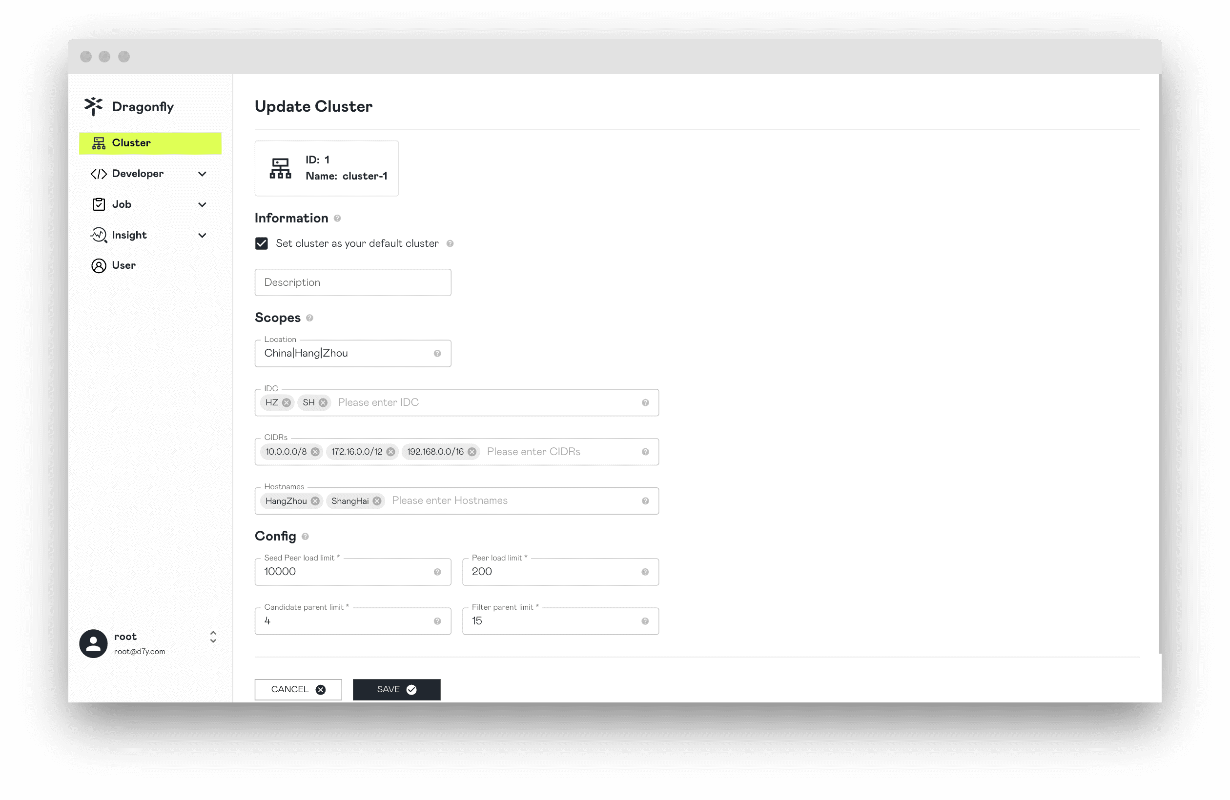 update-cluster