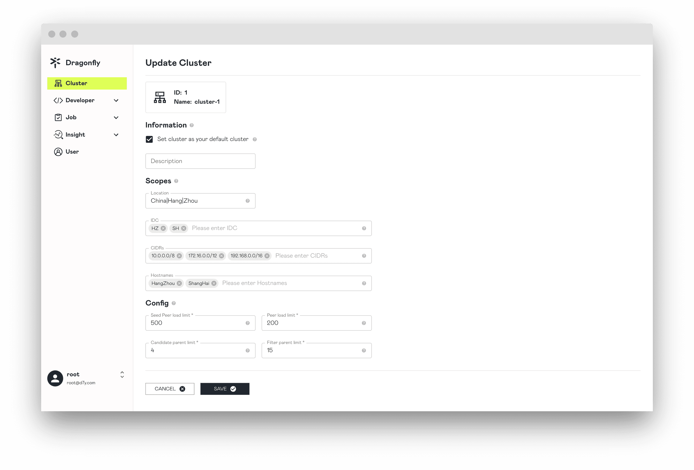 update-cluster